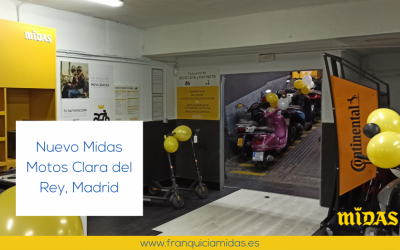 Nueva franquicia Midas Moto en Clara del Rey, Madrid