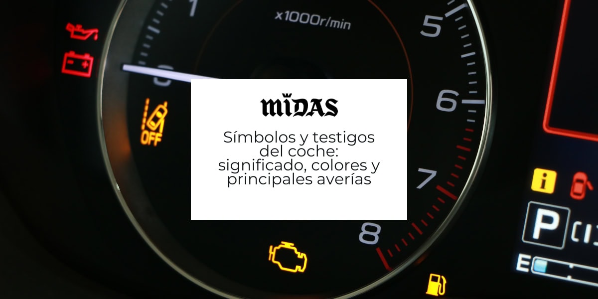 Símbolos y testigos del coche
